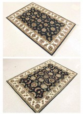 A PAIR OF HAND KNOTTED ORIENTA