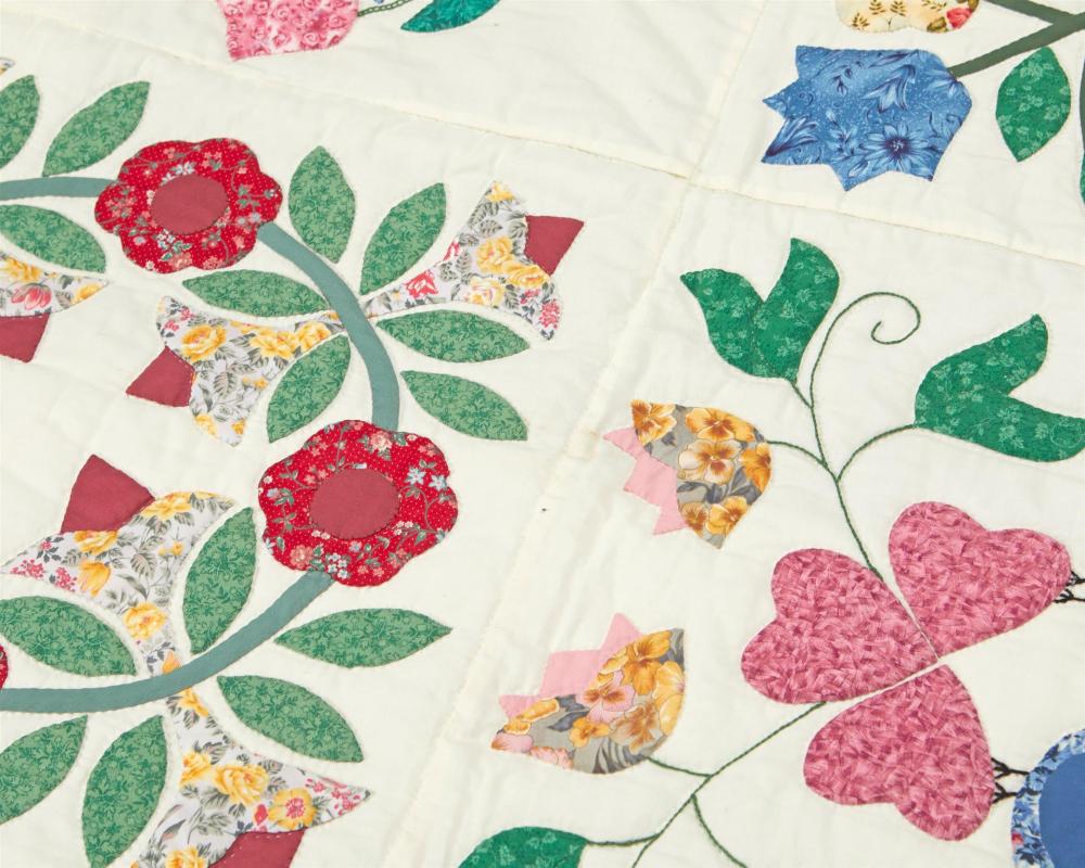A PAIR OF HAND-STITCHED AMISH OR