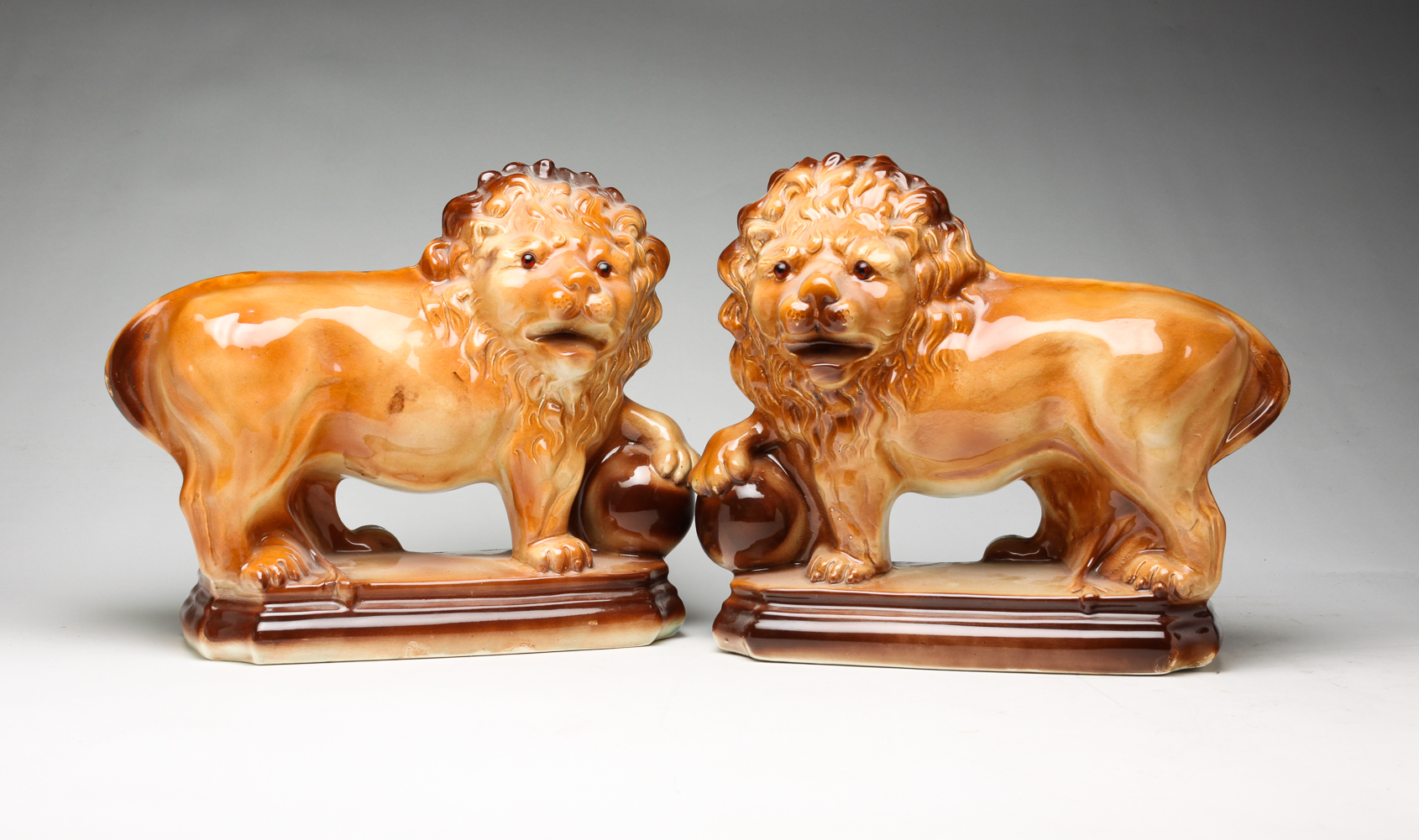 A PAIR OF "HANLEY" STAFFORDSHIRE