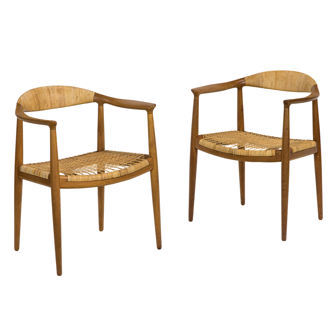 A PAIR OF HANS WEGNER FOR