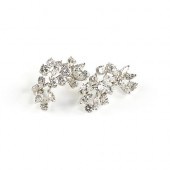 A PAIR OF HARRY WINSTON STYLE