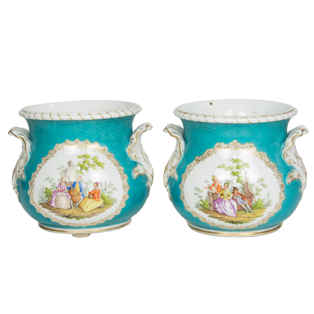 A PAIR OF HELENA WOLFSOHN DRESDEN