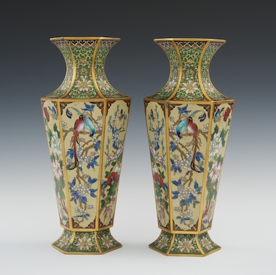 A Pair of Hexagonal Footed