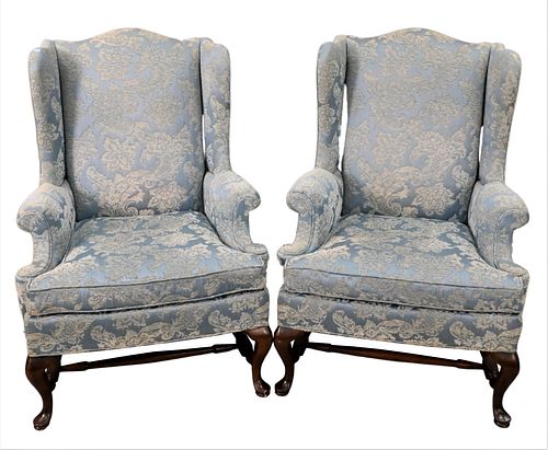 A PAIR OF HICKORY QUEEN ANNE