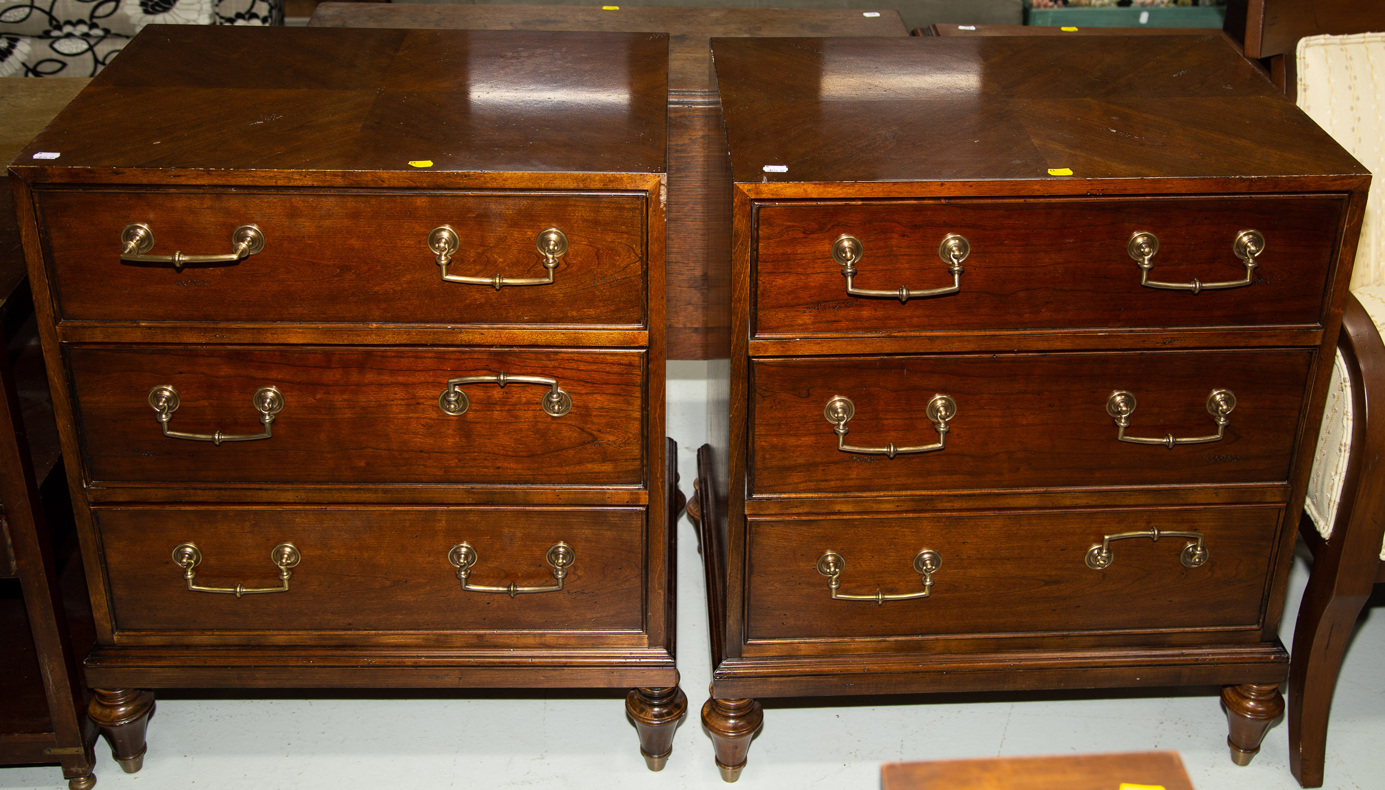 A PAIR OF HICKORY WHITE CHERRY