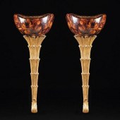 A PAIR OF HOLLYWOOD REGENCY ST