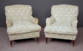 A pair of Howard & Sons mahoga