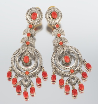 A Pair of Impressive Coral and Rose