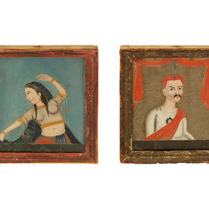 A Pair of Indian Reverse