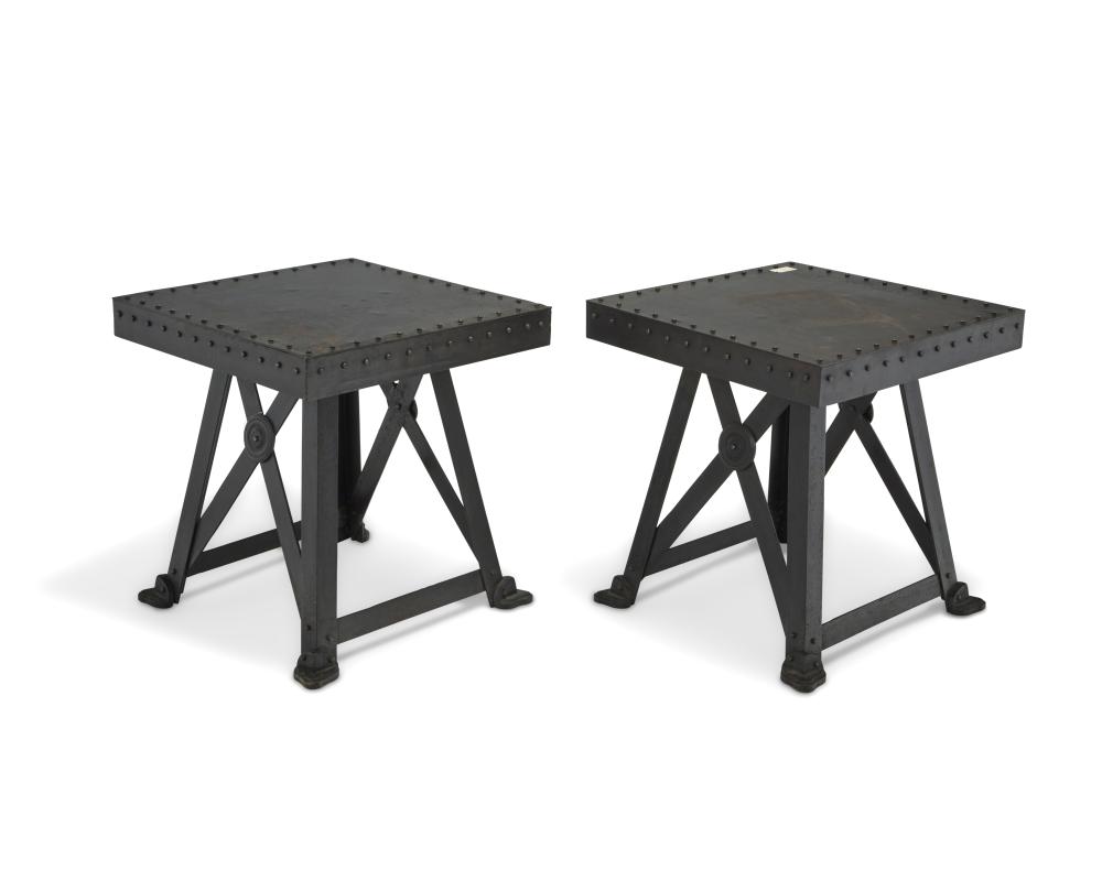 A PAIR OF INDUSTRIAL RIVETED
