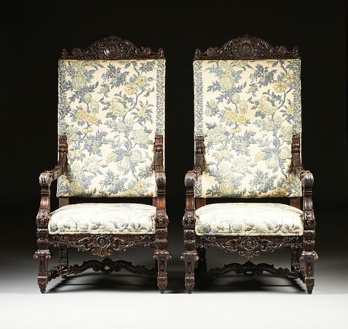A PAIR OF ITALIAN BAROQUE REVIVAL