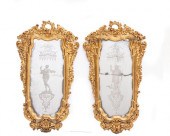 A PAIR OF ITALIAN BAROQUE GILT