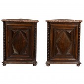 A PAIR OF ITALIAN BAROQUE STYL