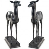 A Pair of Italian Bronze Figur