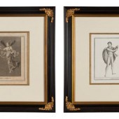 A Pair of Italian Engravings i