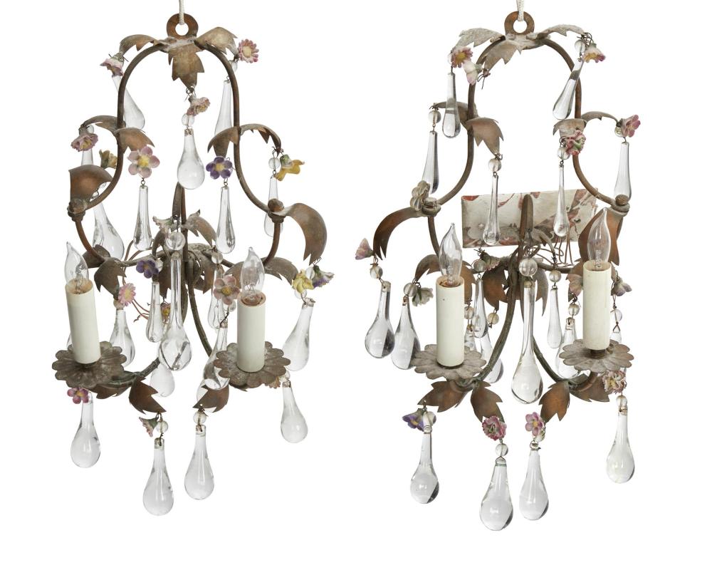 A PAIR OF ITALIAN GILT-METAL