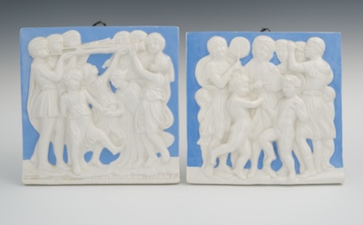 A Pair of Italian Glazed Ceramic