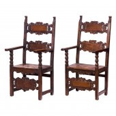 A PAIR OF ITALIAN LOMBARDO-VEN