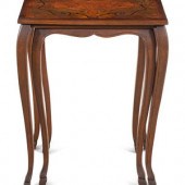 A Pair of Italian Marquetry Ne