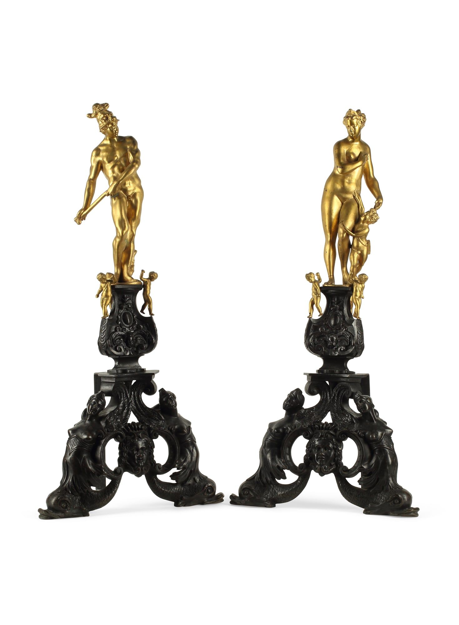 A PAIR OF ITALIAN RENAISSANCE STYLE