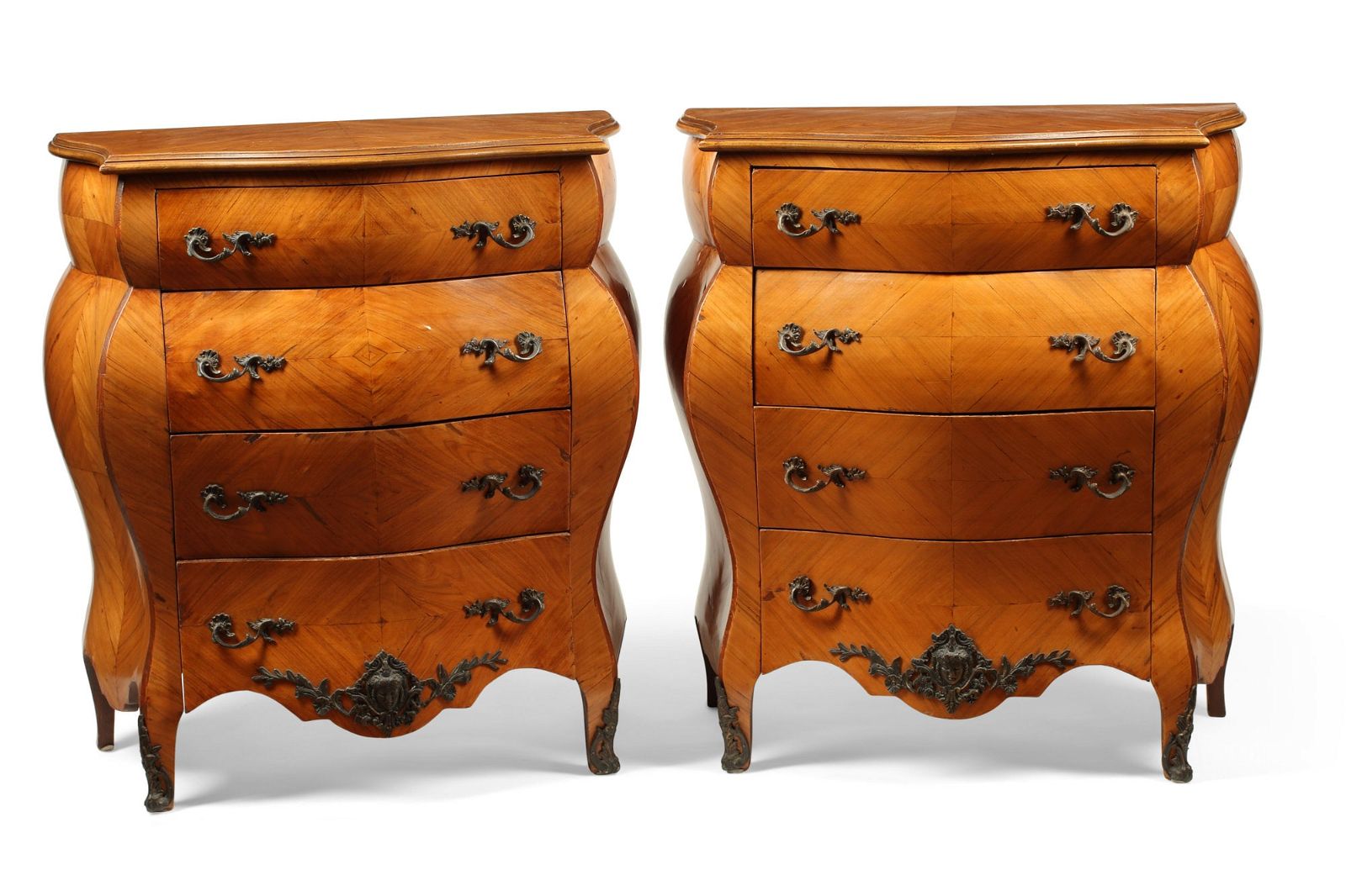 A PAIR OF ITALIAN ROCOCO STYLE