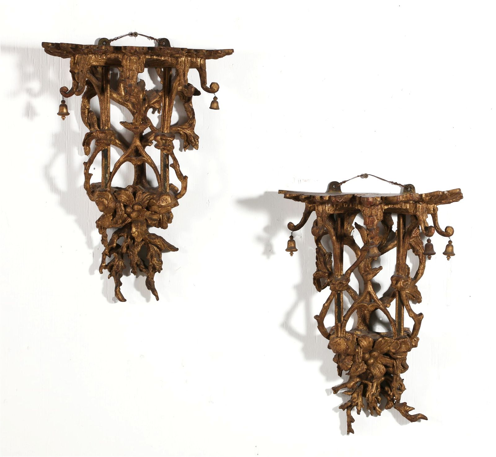 A PAIR OF ITALIAN ROCOCO WALL