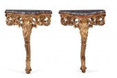 A PAIR OF ITALIAN ROCOCO STYLE