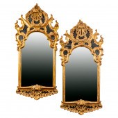 A PAIR OF ITALIAN ROCOCO STYLE