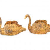 A Pair of Italian Silver-Gilt