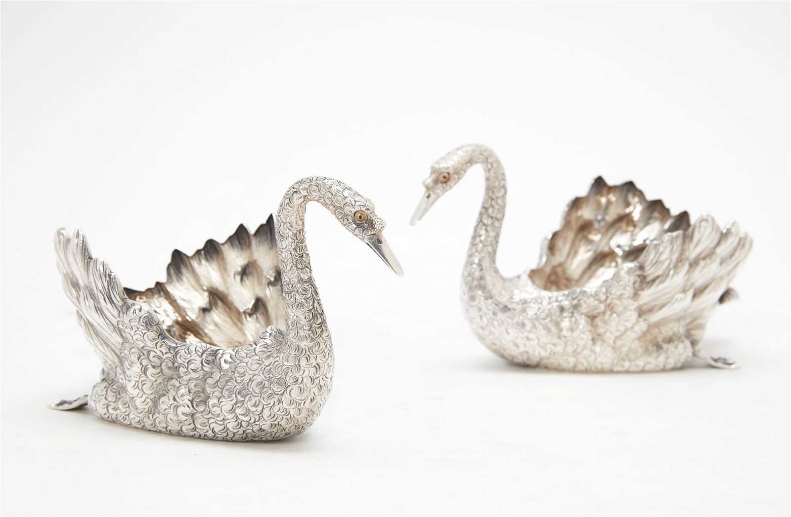 A PAIR OF  ITALIAN STERLING
