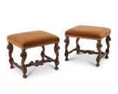 A PAIR OF ITALIAN STOOLSA pair