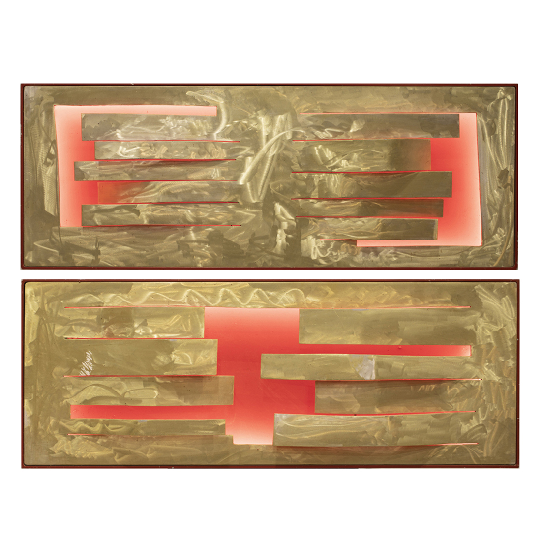 A PAIR OF JACK CHANDLER MIXED MEDIA