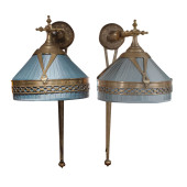A PAIR OF JACQUES GARCIA BRONZ