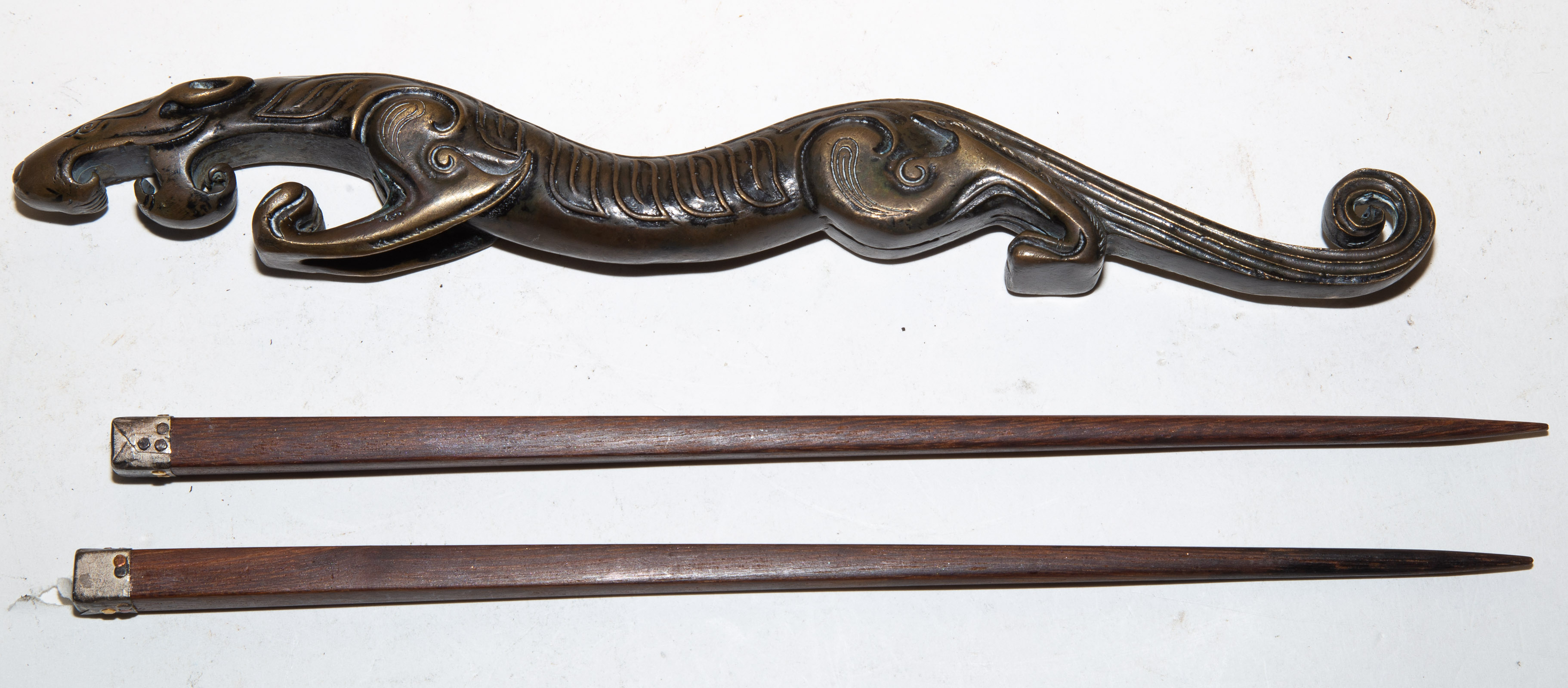 A PAIR OF JAPANESE CHOP STICKS;