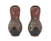 A PAIR OF JAPANESE CLOISONNé G