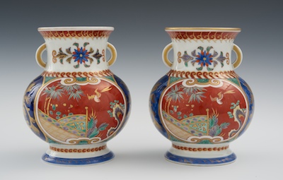 A Pair of Japanese Imari