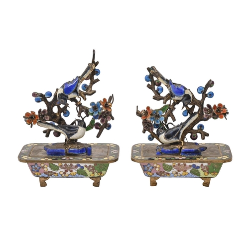 A pair of Japanese miniature