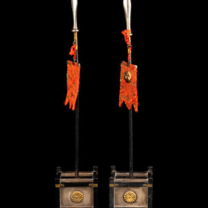 A Pair of Japanese Silver