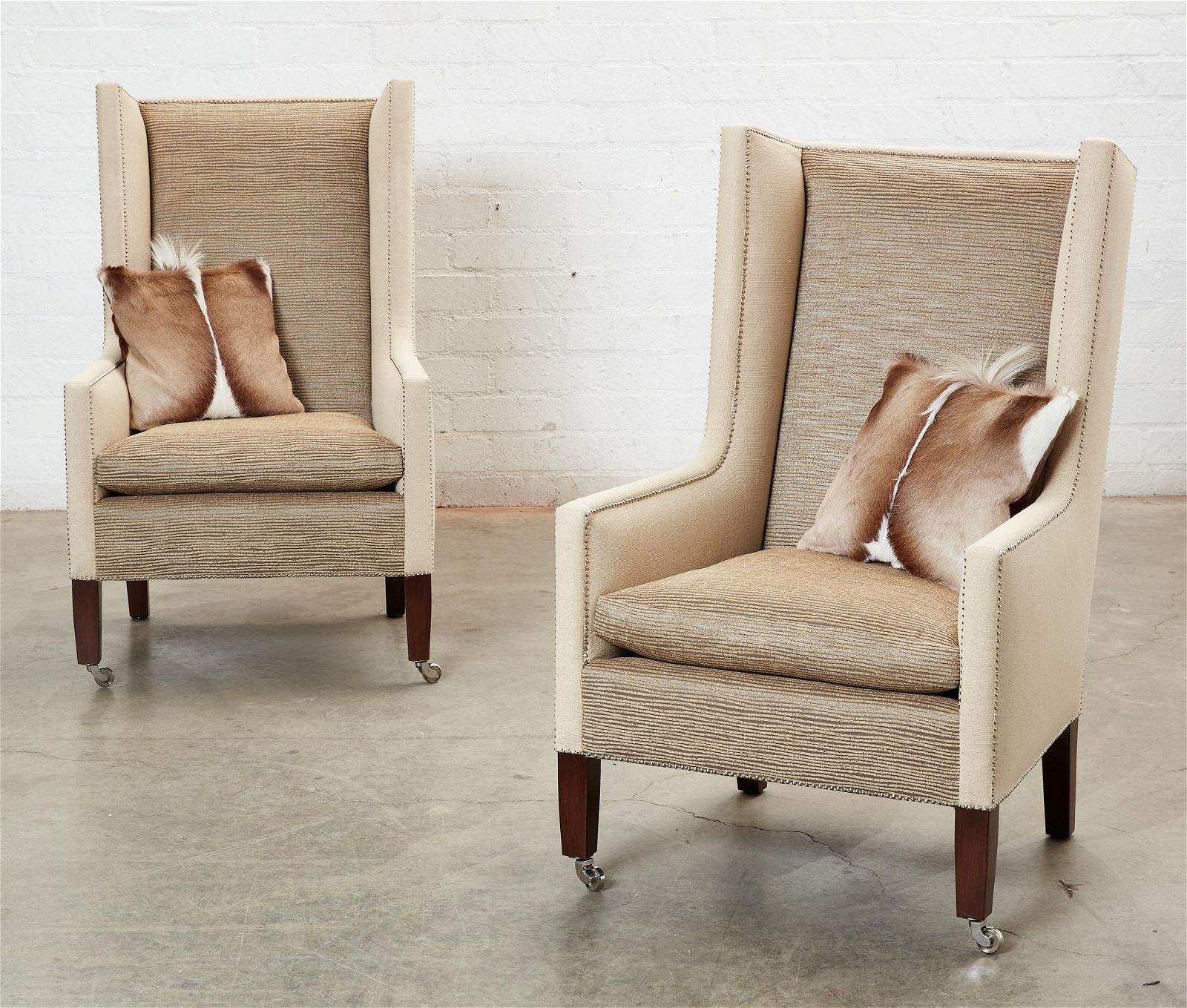 A PAIR OF JOHN COLE INTERIORS