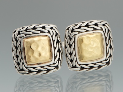 A Pair of John Hardy 22k and