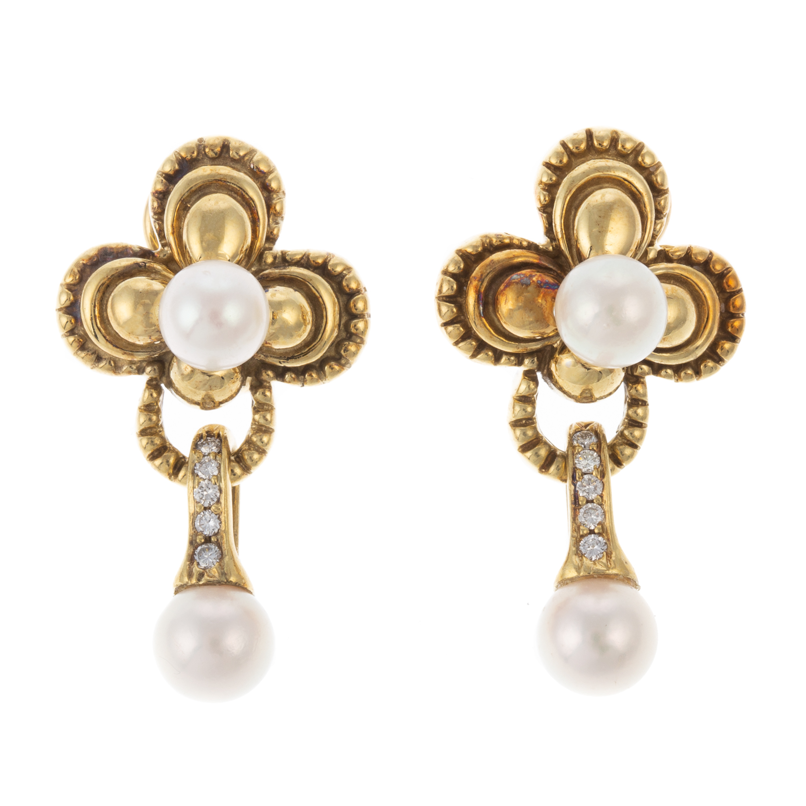 A PAIR OF JOSE HESS PEARL