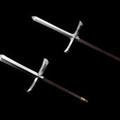 A Pair of Jumonji Yari
the fir