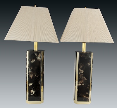 A Pair of Karl Springer Style