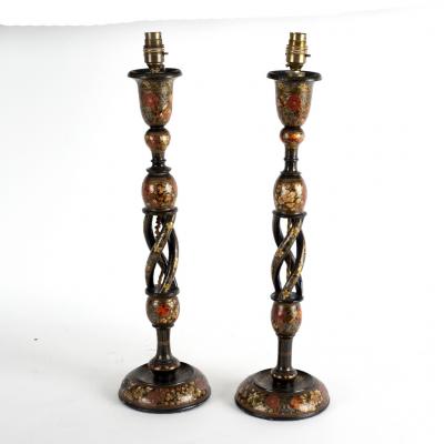 A pair of Kashmir spiral twist