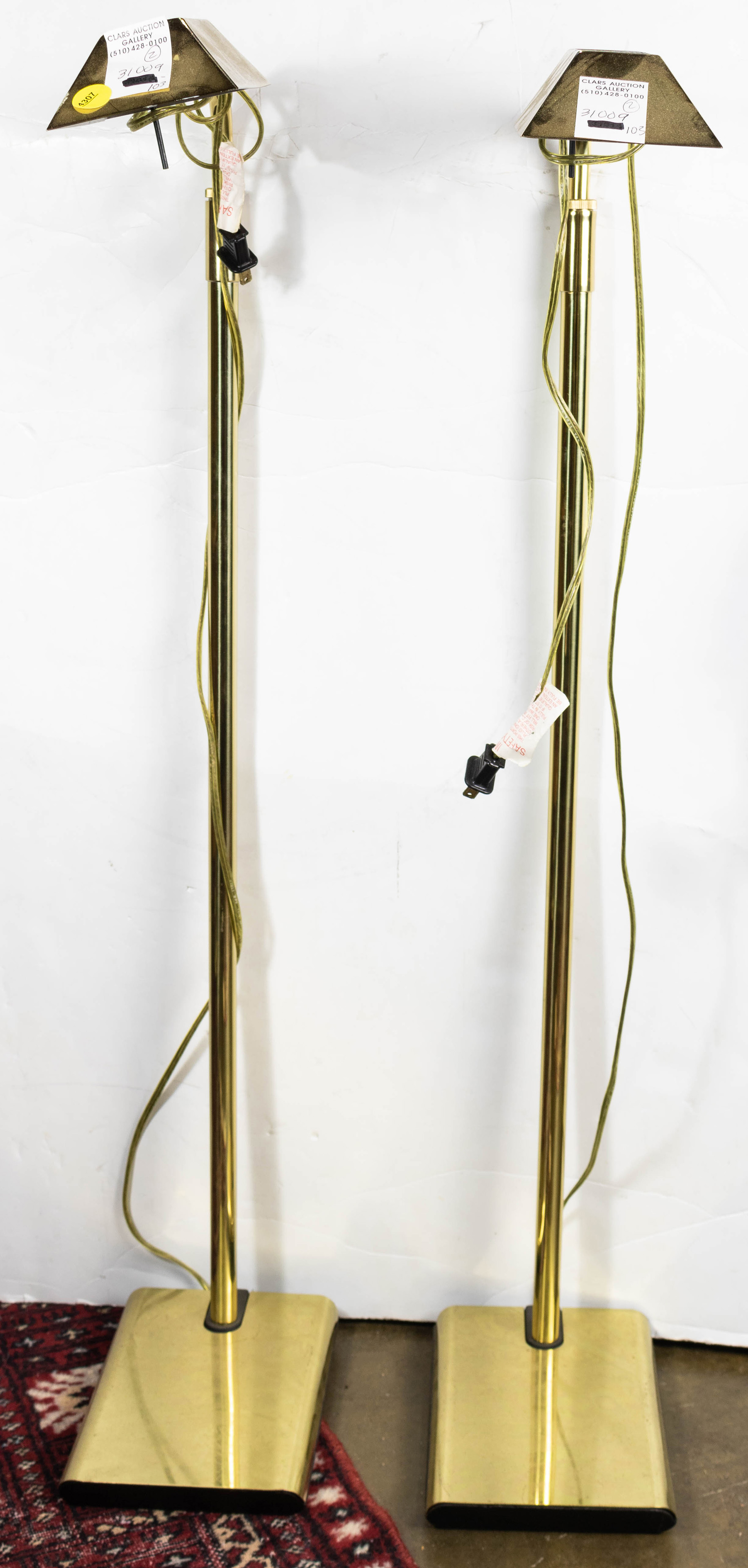 A PAIR OF KOCH AND LOWRY BRASS