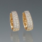 A Pair of Ladies' Diamond Hugg