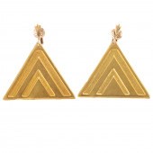 A PAIR OF LALAOUNIS TRIANGLE E