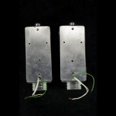 A PAIR OF LALIQUE FROSTED AND