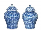 A PAIR OF LARGE CHINESE PORCEL