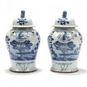 A PAIR OF LARGE CHINESE BLUE A